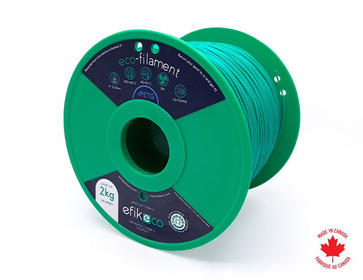 eco-filament rPETG Mento Verda (Vert menthe)
